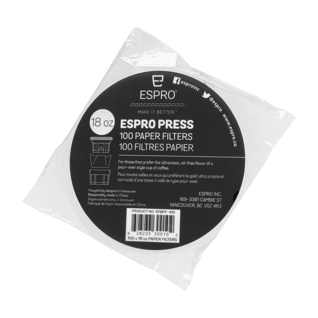 ESPRO Coffee Paper Filters for French Press (18oz / 532ml)