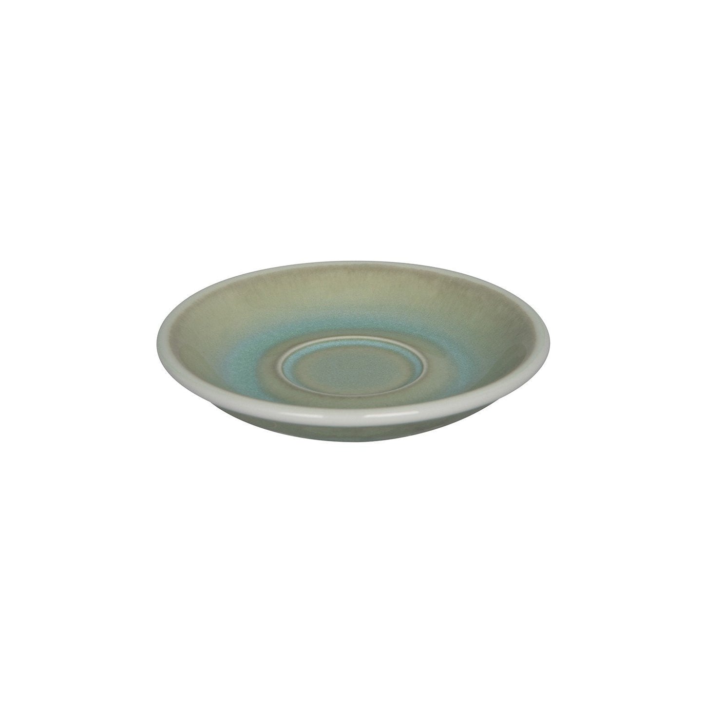 Loveramics Reactive Glaze Potters Espresso Saucer (Basil) 11.5cm