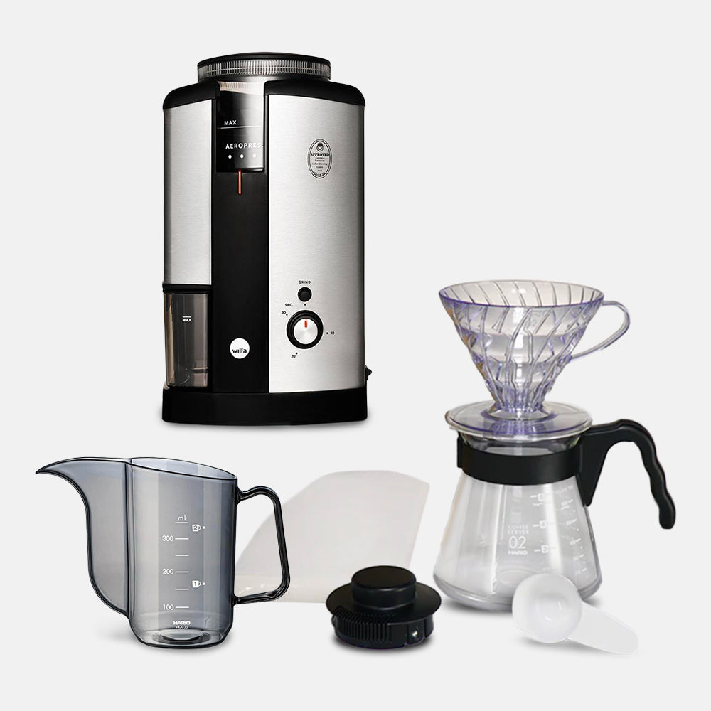 Wilfa x Hario V60 Coffee Dripper and Server Set (Size 02)