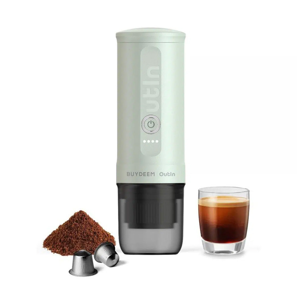 OutIn Nano Portable Espresso Machine (Cozy Greenish)