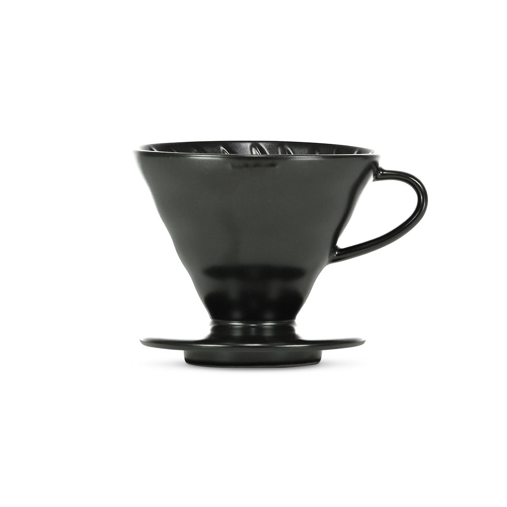 Hario Polaris and V60 Matte Black Ceramic Dripper Bundle