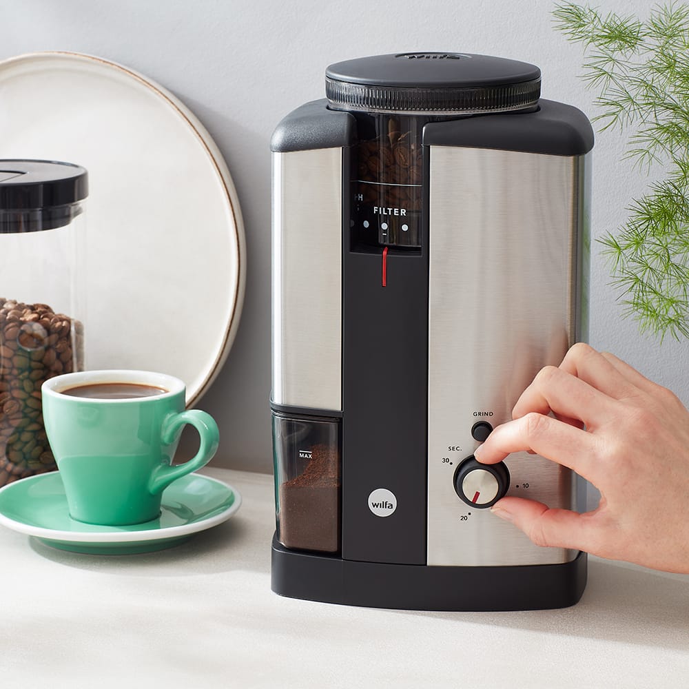 Wilfa Svart Performance Coffee Maker + FREE Wilfa Svart Coffee Grinder (Silver)